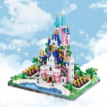 1165-1227Pcs Castle Building Blocks Toy Diy City Model Set Fairy Tale Princess Castle Building Bricks For Girl Toy Gift
