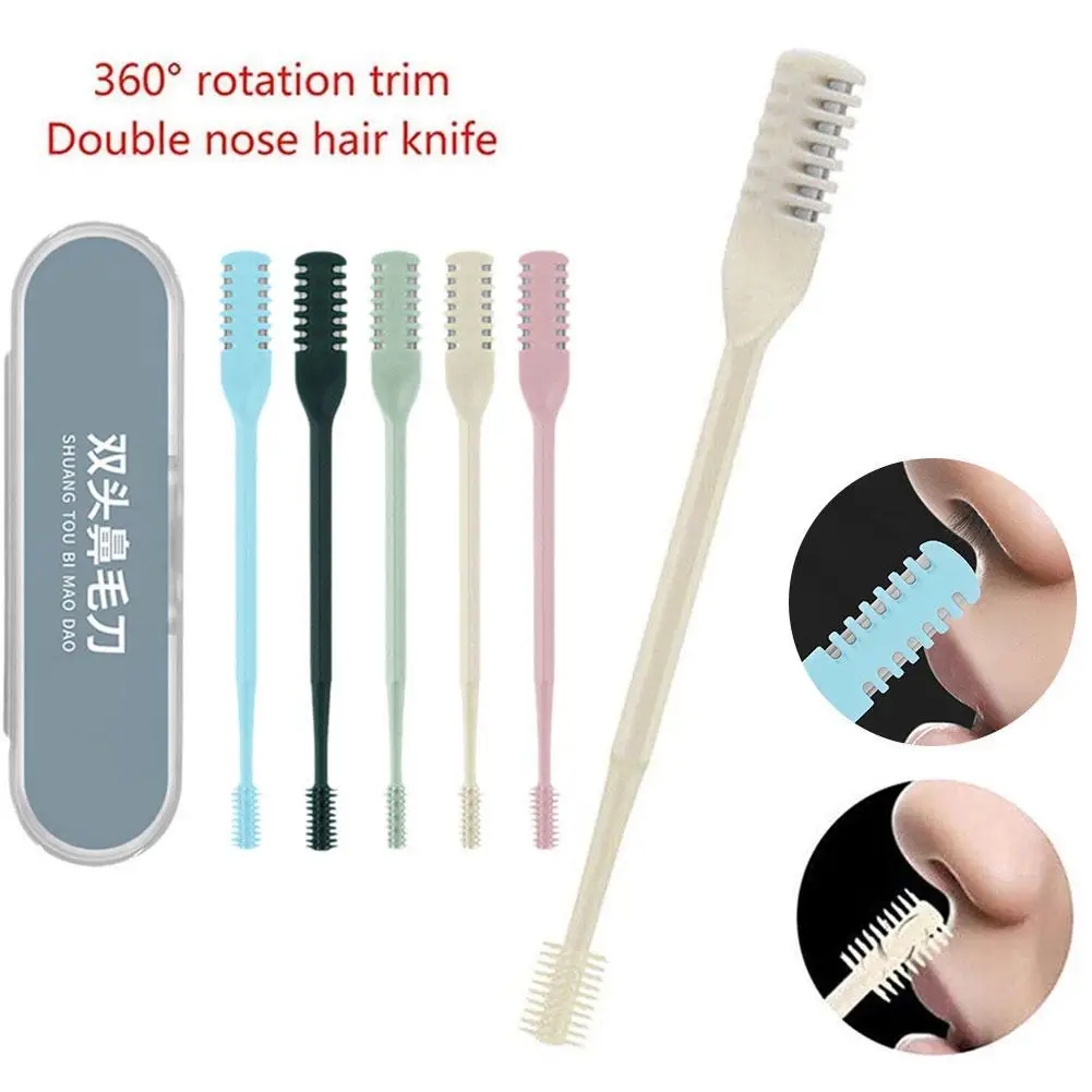 1pc Portable Nose Hair Trimmer 360 Degree Rotating Double Head Nose Hair Trimmer Washable Safe Formula Hair Removal Accessoris
1pc Portable Nose Hair Trimmer 360 Degree Rotating Double Head Nose Hair Trimmer Washable Safe Formula Hair Removal Accessoris