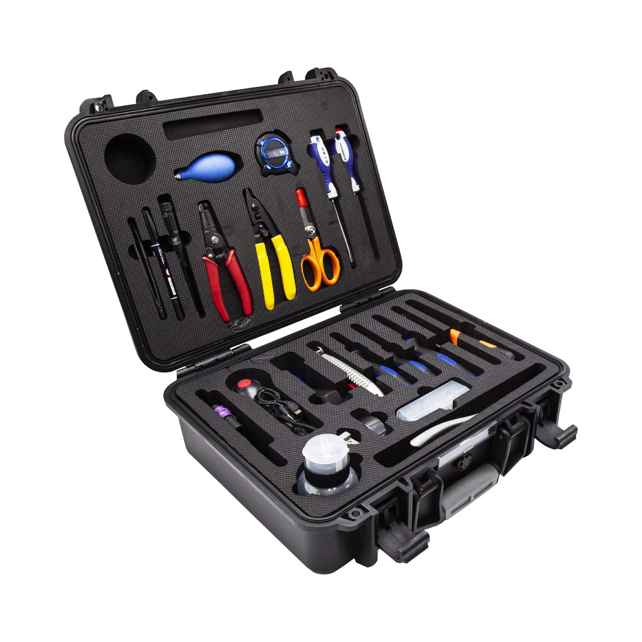 FTTH Fiber Optic Handheld Cutting Junction Cable Fusion Polish Tool Kit 
FTTH Fiber Optic Handheld Cutting Junction Cable Fusion Polish Tool Kit