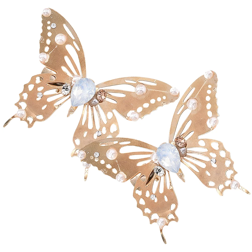 2 Pcs Gold Hair Clips Small Modeling Fairy Accessories Women Rhinestones Barrettes Miss Butterflies
2 Pcs Gold Hair Clips Small Modeling Fairy Accessories Women Rhinestones Barrettes Miss Butterflies