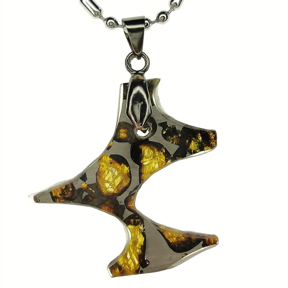 Kenya Olive Meteorite Necklace Serico Natural Meteorite Pendant Olive Meteorite Slice Collection
Kenya Olive Meteorite Necklace Serico Natural Meteorite Pendant Olive Meteorite Slice Collection