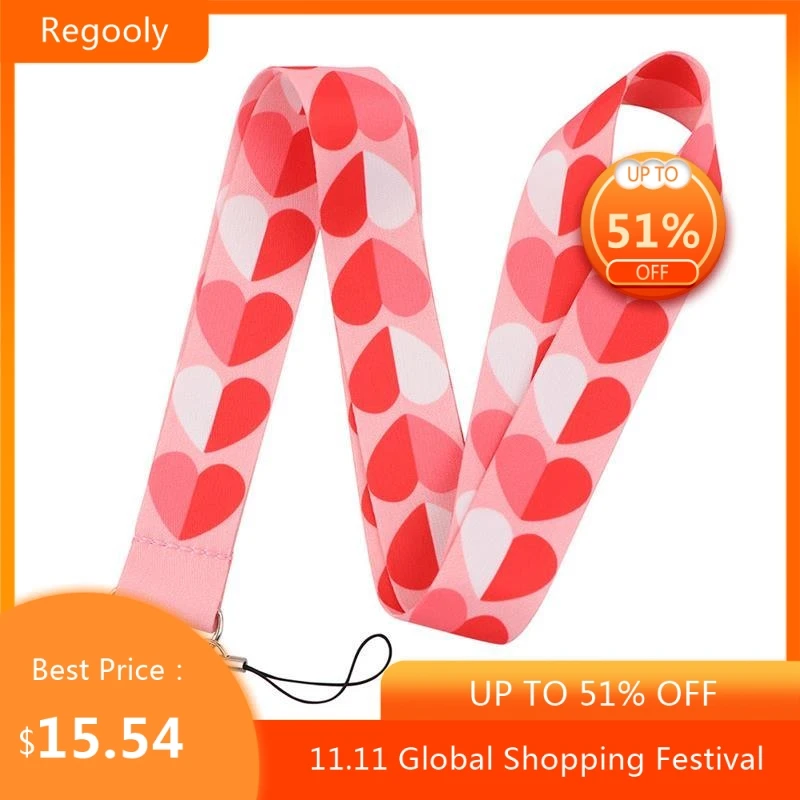 30pcs Romantic Love Red Pink Lanyard Badge ID Mobile Phone Rope Key Lanyard Neck Straps Accessories webbings ribbons
30pcs Romantic Love Red Pink Lanyard Badge ID Mobile Phone Rope Key Lanyard Neck Straps Accessories webbings ribbons