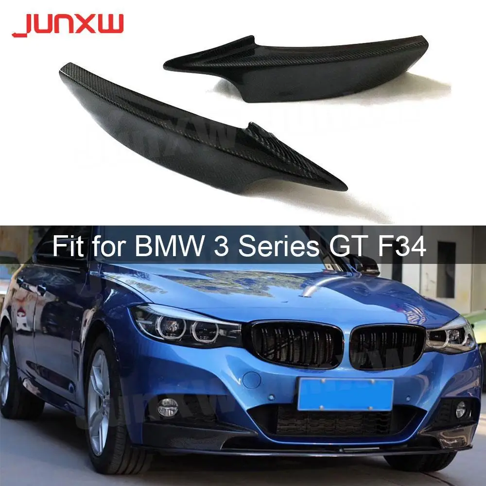 Carbon Fiber / FRP Front Bumper Lip Splitters Spoiler for BMW 3 Series GT F34 M Sport 2014-2018 Flap Aprons Trim Car style
Carbon Fiber / FRP Front Bumper Lip Splitters Spoiler for BMW 3 Series GT F34 M Sport 2014-2018 Flap Aprons Trim Car style