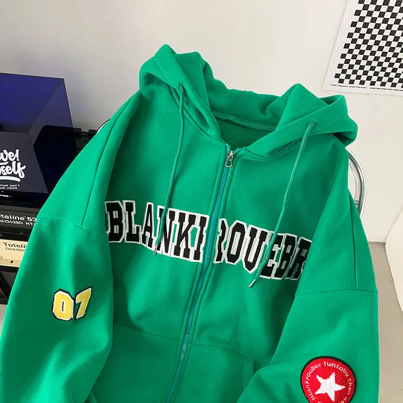 American Fashion Hot-selling Printing Men Sweatshirt Women Long-sleeved Zipper Hoodie Jacket Loose Streetwear Y2K Pullover Coat
American Fashion Hot-selling Printing Men Sweatshirt Women Long-sleeved Zipper Hoodie Jacket Loose Streetwear Y2K Pullover Coat