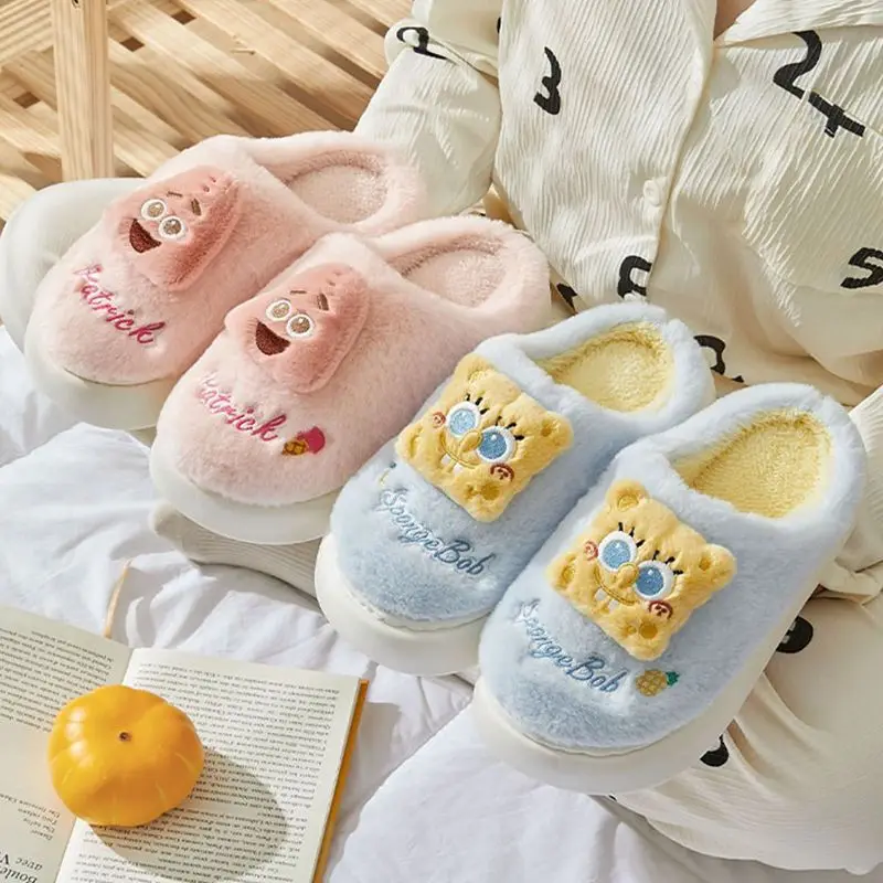 New Style Autumn and Winter Spongebob Squarepants Cartoon Cotton Slippers Keep Warm and Non-Slip Thick Bottom Plush Slippers
New Style Autumn and Winter Spongebob Squarepants Cartoon Cotton Slippers Keep Warm and Non-Slip Thick Bottom Plush Slippers