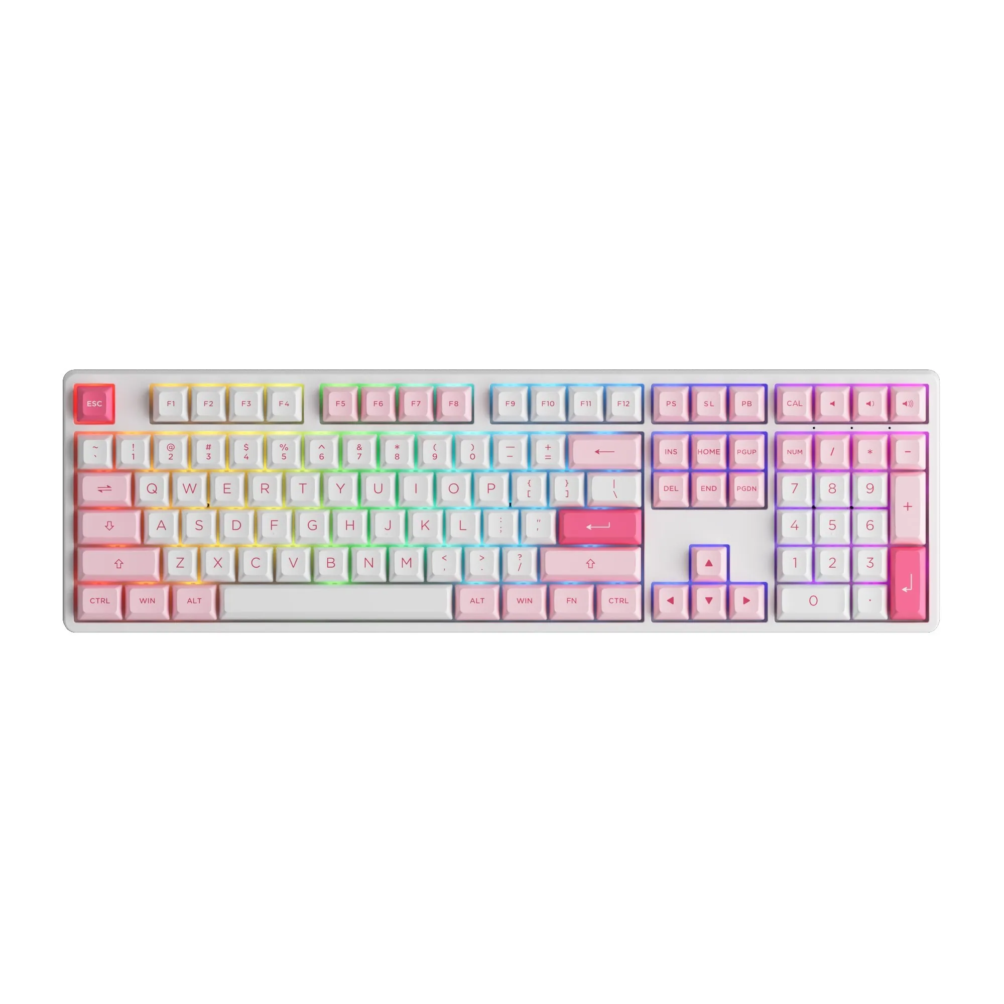 Akko 5108B Prunus Lannesiana RGB Hot-Swap Mechanical Gaming Keyboard 108-key PBT Doubleshot Bluetooth 5.0 & 2.4GHz & Type-C
Akko 5108B Prunus Lannesiana RGB Hot-Swap Mechanical Gaming Keyboard 108-key PBT Doubleshot Bluetooth 5.0 & 2.4GHz & Type-C