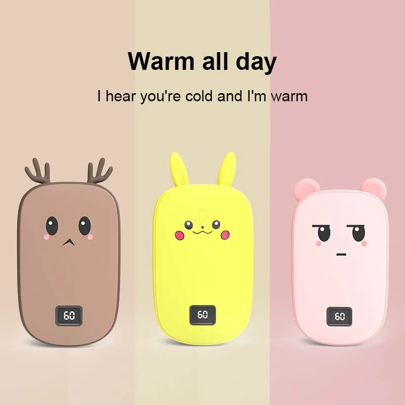 6000Mah Hand Warmer Rechargeable Electric Power Bank Mini Portable Pocket Hand Warmer With Digital Display For Cold Winter
6000Mah Hand Warmer Rechargeable Electric Power Bank Mini Portable Pocket Hand Warmer With Digital Display For Cold Winter