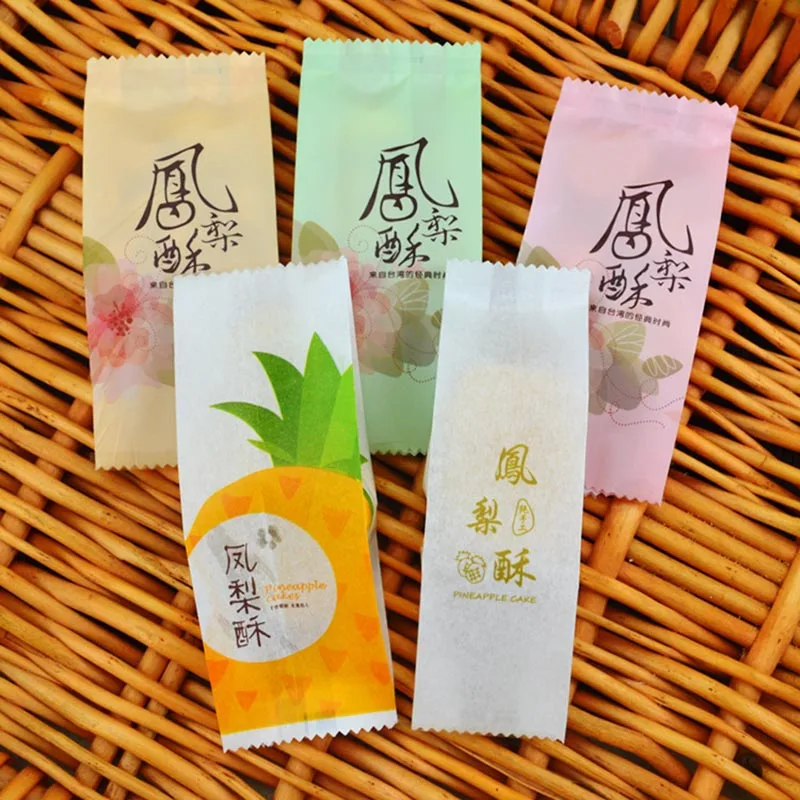 100pcs Pineapple Cake Plastic Bags Trays Cookie Candy Wrapping Paper Gift Packaging Bag Bakery Decorating Packaging Bags
100pcs Pineapple Cake Plastic Bags Trays Cookie Candy Wrapping Paper Gift Packaging Bag Bakery Decorating Packaging Bags