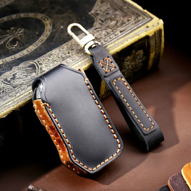 Luxury Leather Car Key Case Cover Fob Protector Keychain Accessories for Kia Sportage R K5 K4 K2 Kx3 Seltos Keyring Holder Bag
Luxury Leather Car Key Case Cover Fob Protector Keychain Accessories for Kia Sportage R K5 K4 K2 Kx3 Seltos Keyring Holder Bag