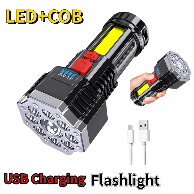 Светодиодный мини-фонарь онарик с зарядкой по USB и COB-матрицей, уличный мощный фонарь для кемпинга, водонепроницаемый светильник варийный светильник
Светодиодный мини-фонарь онарик с зарядкой по USB и COB-матрицей, уличный мощный фонарь для кемпинга, водонепроницаемый светильник варийный светильник