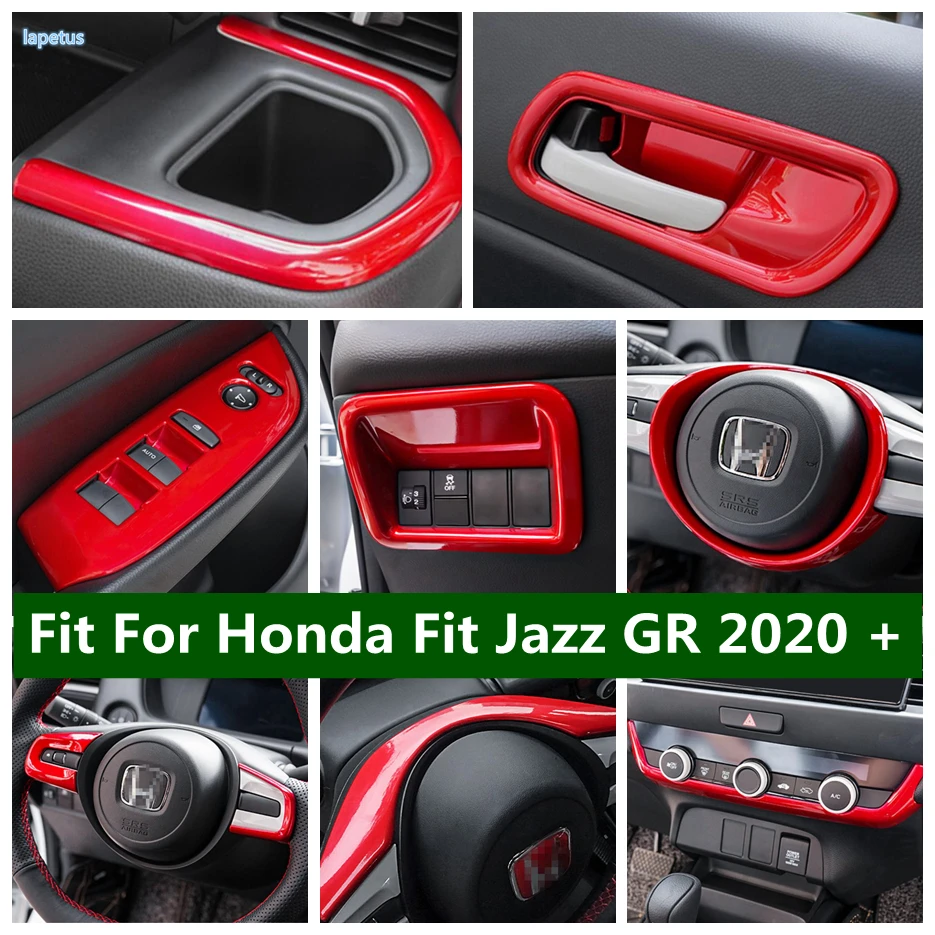 Window Lift Button / Door Handle Bowl / Air AC Outlet Cover Trim For Honda Fit Jazz GR 2020 - 2022 Red Car Interior Accessories
Window Lift Button / Door Handle Bowl / Air AC Outlet Cover Trim For Honda Fit Jazz GR 2020 - 2022 Red Car Interior Accessories