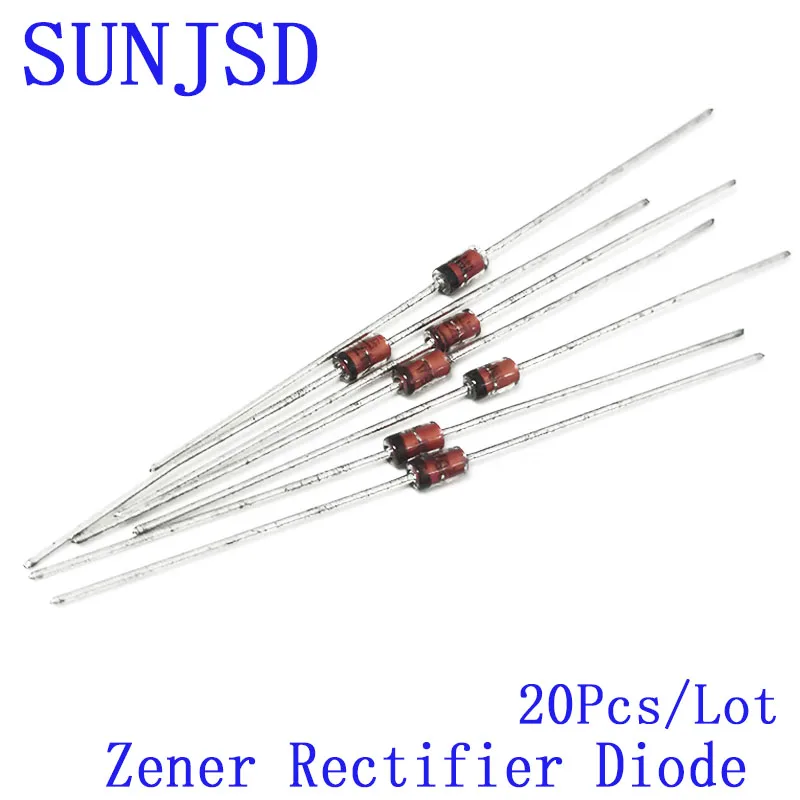SUNJSD 20Pcs 1W 3V 3.3V 3.6V 3.9V 4.3V 4.7V 5.1V 5.6V 6.2V 6.8V 7.5V 8.2V 9.1V 10V 11V 12V 13V 15V 16V POWER ZENER DIODES DO-41
SUNJSD 20Pcs 1W 3V 3.3V 3.6V 3.9V 4.3V 4.7V 5.1V 5.6V 6.2V 6.8V 7.5V 8.2V 9.1V 10V 11V 12V 13V 15V 16V POWER ZENER DIODES DO-41