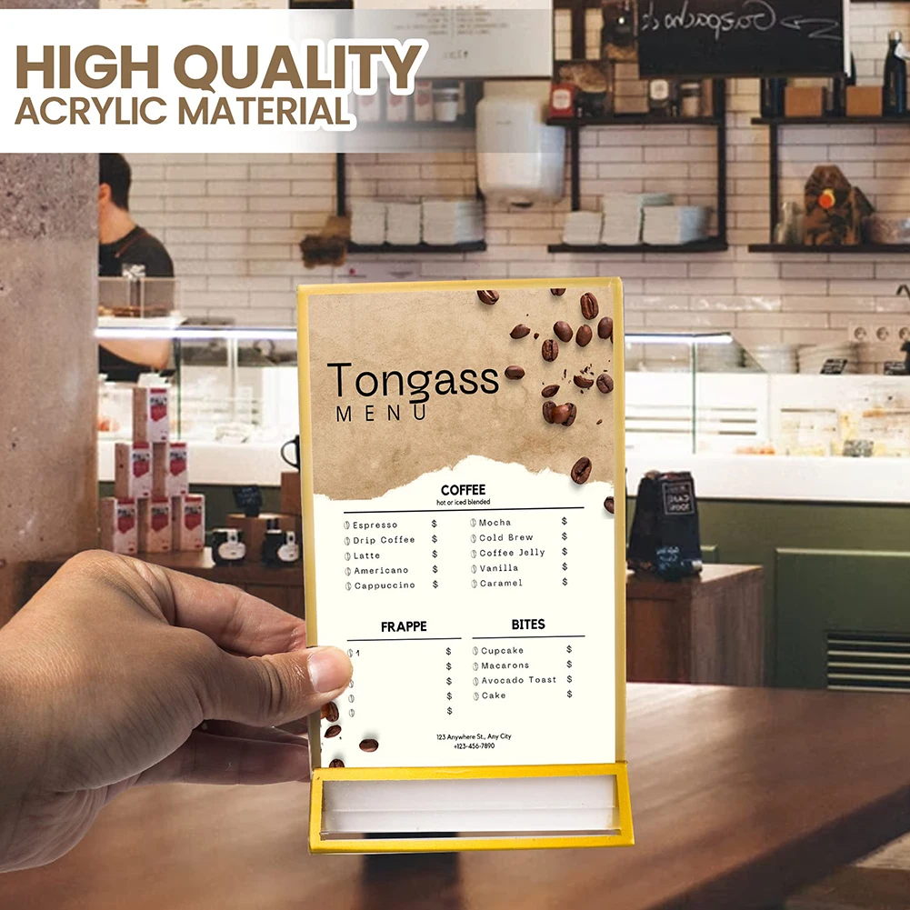 Brand New Display Stand T-shaped 10*15cm/13*18cm/15*21cm Double-sided Sign Easy To Install Vertical/horizontal
Brand New Display Stand T-shaped 10*15cm/13*18cm/15*21cm Double-sided Sign Easy To Install Vertical/horizontal
