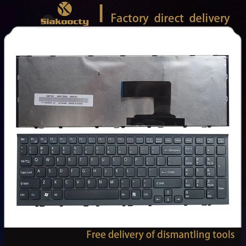 Siakoocty новая клавиатура для ноутбука Sony VPC-EH VPCEH серия black Frame US версия 148970811 AEHK1U00010 V116646E PCG-71811L Engl
Siakoocty новая клавиатура для ноутбука Sony VPC-EH VPCEH серия black Frame US версия 148970811 AEHK1U00010 V116646E PCG-71811L Engl