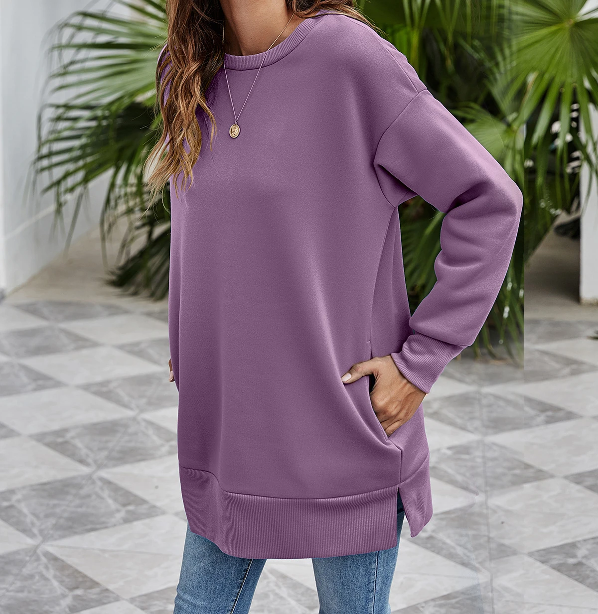 Sweatshirt Women Fashion 2023 Autumn Winter New Round Neck Long Sleeved Pocket Casual Loose Pullovers Basics Hoodie Streetwear
Sweatshirt Women Fashion 2023 Autumn Winter New Round Neck Long Sleeved Pocket Casual Loose Pullovers Basics Hoodie Streetwear