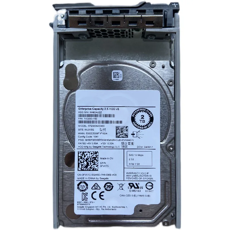 100%New In box 3 year warranty ST2000NX0273 2T 2.5inch 7200 SAS 12Gb Need more angles photos, please contact me
100%New In box 3 year warranty ST2000NX0273 2T 2.5inch 7200 SAS 12Gb Need more angles photos, please contact me