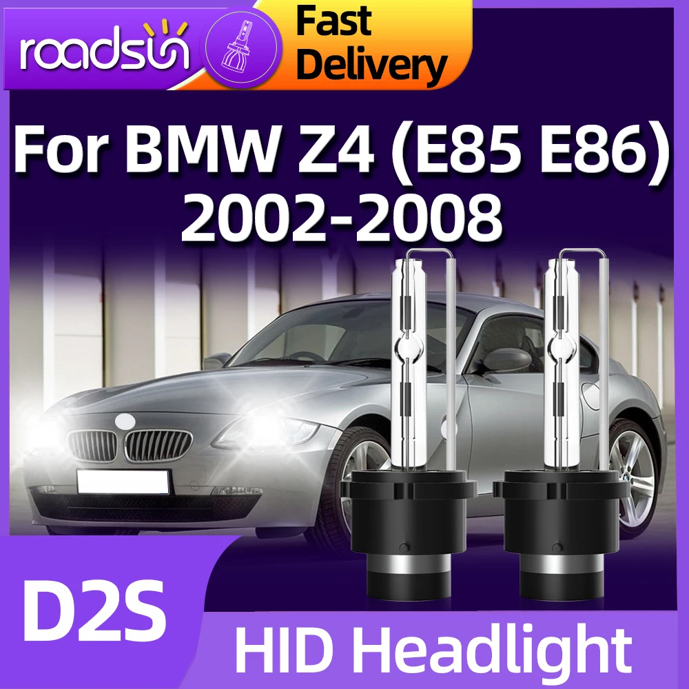 Roadsun 35W D2S HID Xenon Lamp Car Headlight 6000K Single Beam Auto Light For BMW Z4 (E85 E86) 2002 2003 2004 2005 2006 20072008
Roadsun 35W D2S HID Xenon Lamp Car Headlight 6000K Single Beam Auto Light For BMW Z4 (E85 E86) 2002 2003 2004 2005 2006 20072008