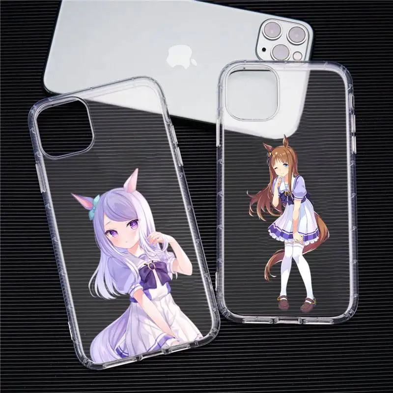 Uma Musume Pretty Derby Phone Case Transparent soft For iphone 12 11 13 7 8 6 s plus x xs xr pro max mini
Uma Musume Pretty Derby Phone Case Transparent soft For iphone 12 11 13 7 8 6 s plus x xs xr pro max mini