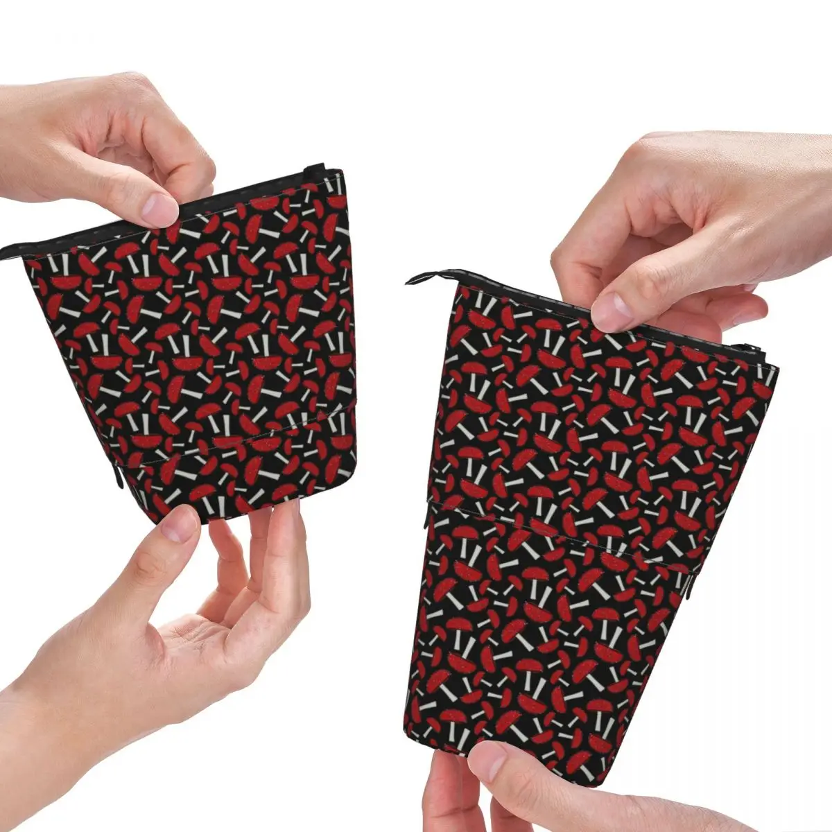 Magic Mushroom Fold Pencil Case Red Mushrooms Cute Standing Pencil Box University Teens Pen Organizer
Magic Mushroom Fold Pencil Case Red Mushrooms Cute Standing Pencil Box University Teens Pen Organizer