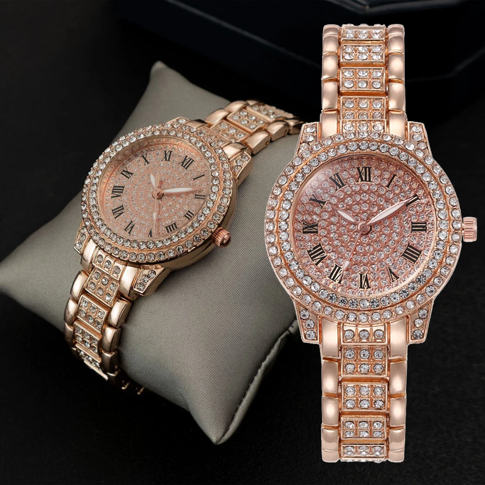 Diamond Women Watches Gold Watch Ladies Wrist Watches Luxury Brand Rhinestone Women's Bracelet Watches Female Relogio Feminino
Diamond Women Watches Gold Watch Ladies Wrist Watches Luxury Brand Rhinestone Women's Bracelet Watches Female Relogio Feminino