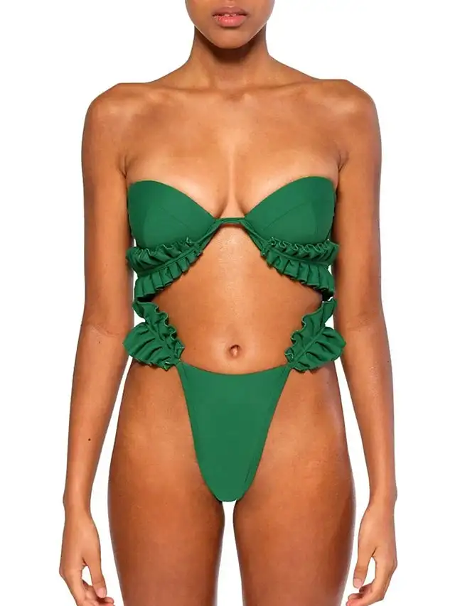 Fashion Sexy Ruffled Bikini
Fashion Sexy Ruffled Bikini