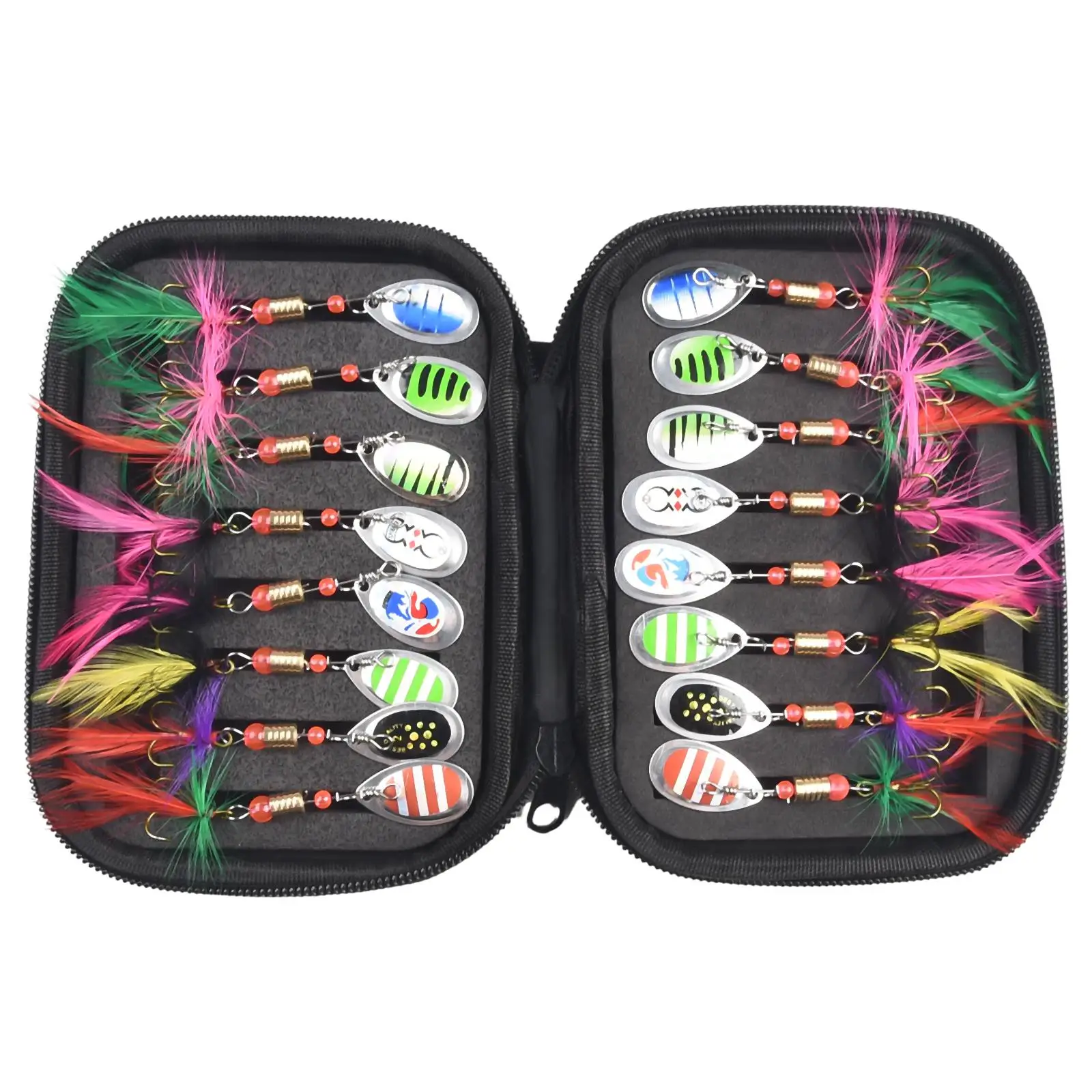 Bait Fishing Spinner With Carry Bag With A Hook Fishing Wobbler For Easy Casting Pike Crochet Kit High Quality Material
Bait Fishing Spinner With Carry Bag With A Hook Fishing Wobbler For Easy Casting Pike Crochet Kit High Quality Material