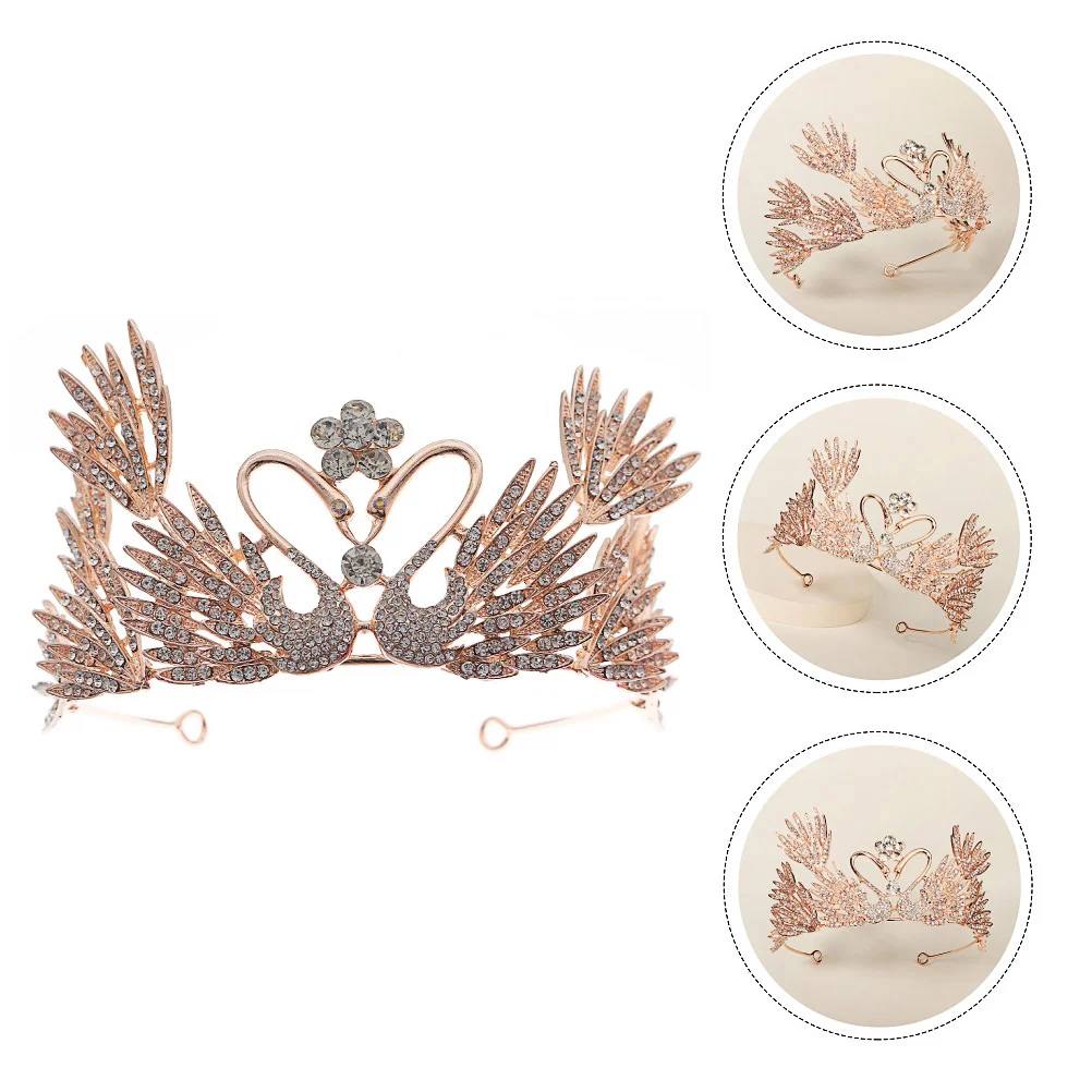 Bridal Wedding Crownfor Headdress Bride Tiarafashion Swan Headwear Hair Headpiecesgold Birthdayrhinestone
Bridal Wedding Crownfor Headdress Bride Tiarafashion Swan Headwear Hair Headpiecesgold Birthdayrhinestone