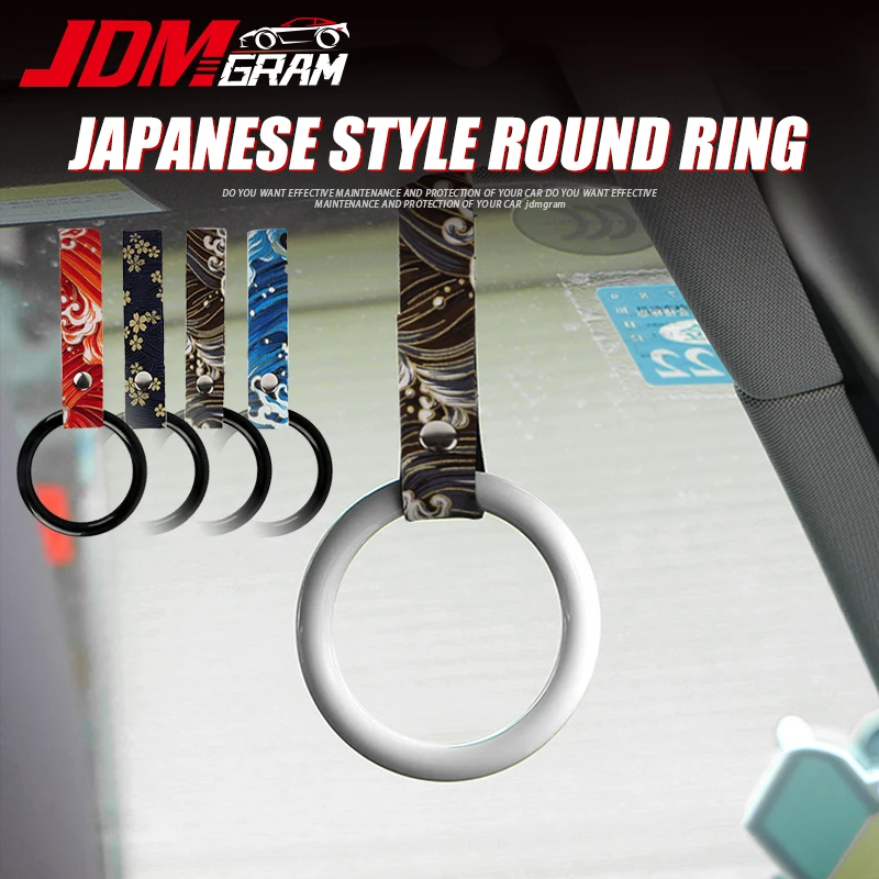 JDM Car Hanging Ring 1Pc Universal Roof Pull Handle Strap Charm Safety Drift Tsurikawa Decoration Warning Loop Auto Accessories 
JDM Car Hanging Ring 1Pc Universal Roof Pull Handle Strap Charm Safety Drift Tsurikawa Decoration Warning Loop Auto Accessories