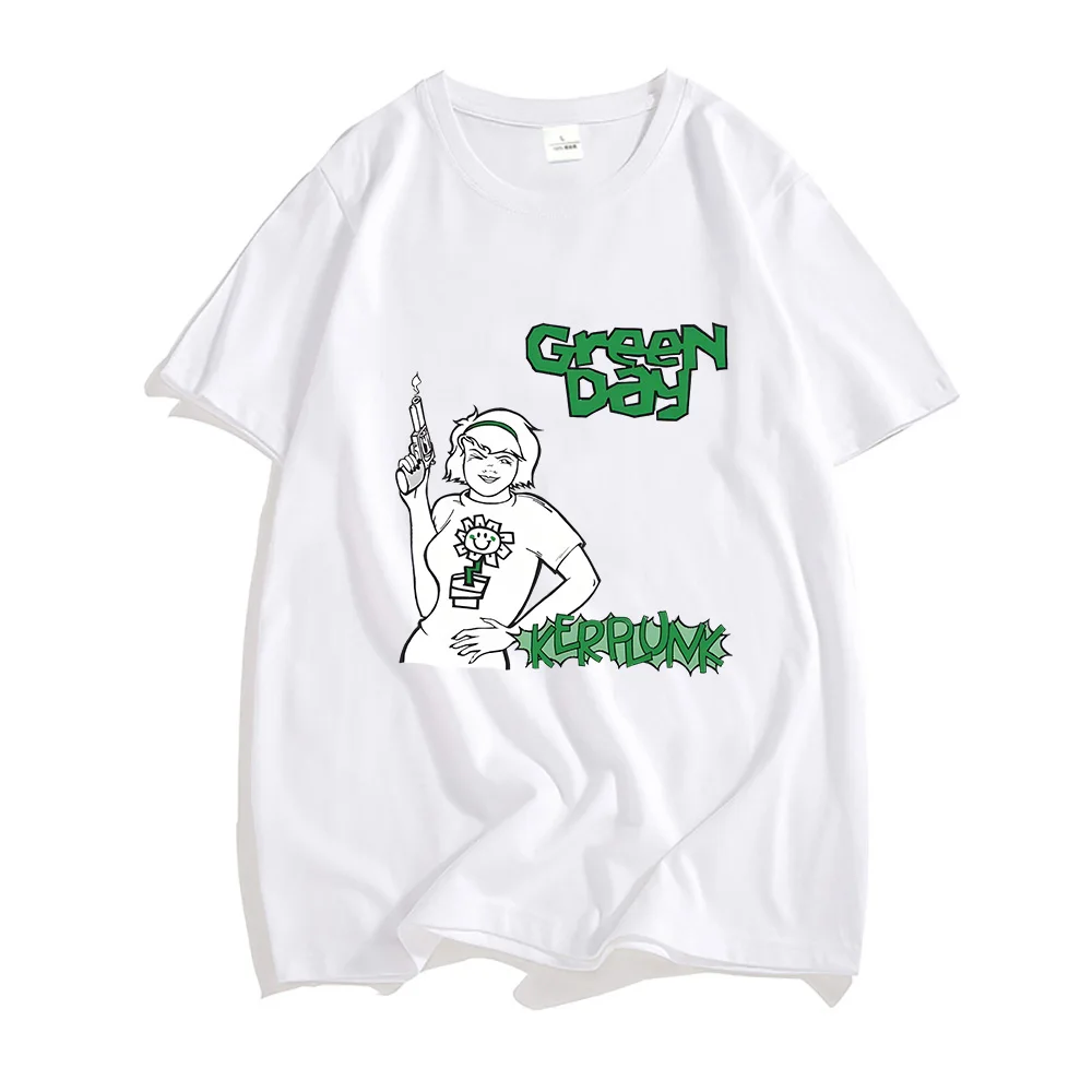 G-green Day Rock Band Music Aesthetic T-shirts MEN 100% Cotton High Quality T Shirts Short Sleeve Tshirts Grunge Hip Hop Fashion
G-green Day Rock Band Music Aesthetic T-shirts MEN 100% Cotton High Quality T Shirts Short Sleeve Tshirts Grunge Hip Hop Fashion
