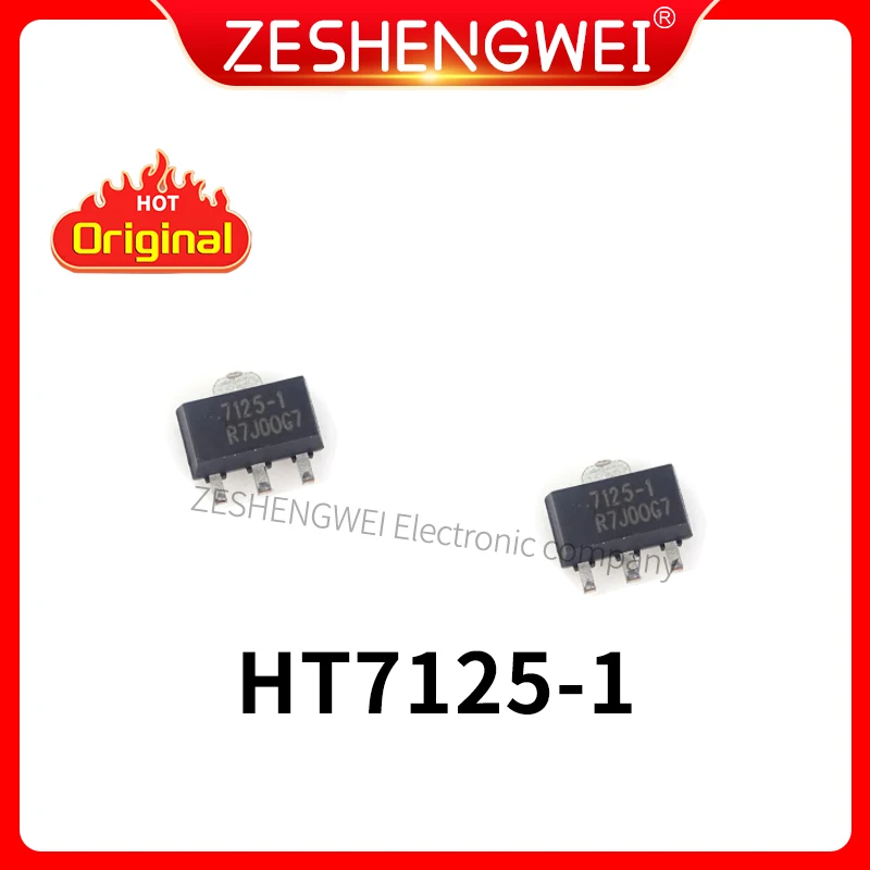 10PCS HT7125-1 7125 SOT89 Original Low Dropout Voltage Regulator Circuit Three-terminal In Stock
10PCS HT7125-1 7125 SOT89 Original Low Dropout Voltage Regulator Circuit Three-terminal In Stock