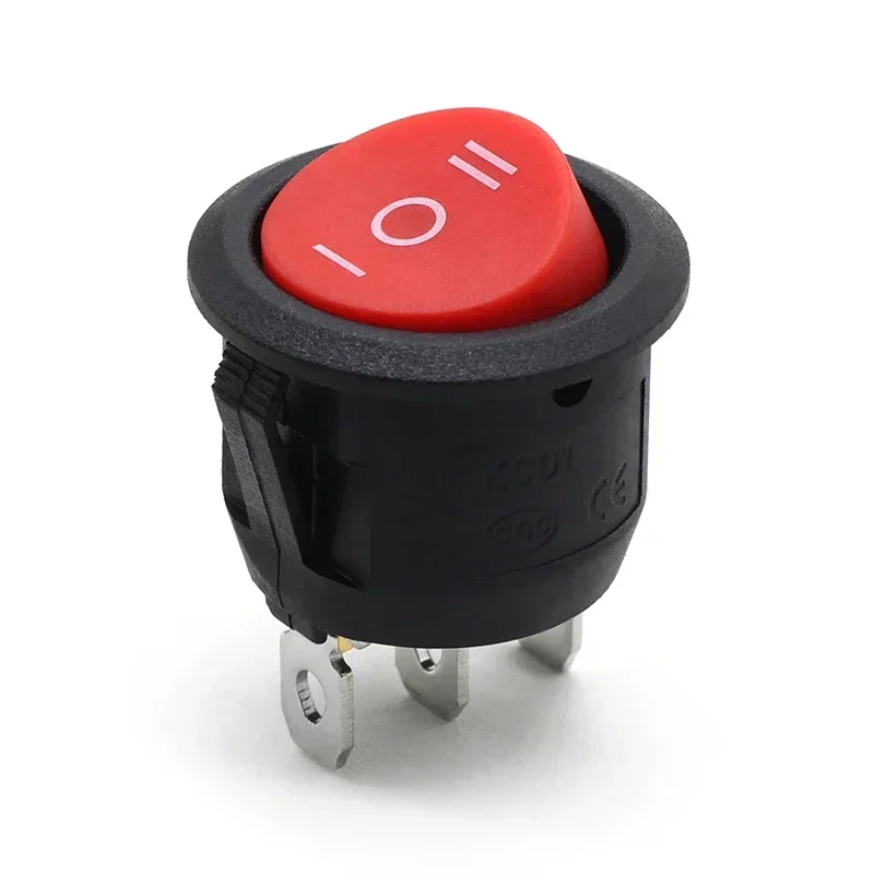 1/2/5/10 шт., Круглый клавишный выключатель KCD1, 2/3 контактов ВКЛ./ВЫКЛ., позиция 6A/250VAC 10A/125VAC
1/2/5/10 шт., Круглый клавишный выключатель KCD1, 2/3 контактов ВКЛ./ВЫКЛ., позиция 6A/250VAC 10A/125VAC