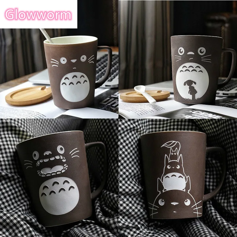Glowworm Totoro Theme Milk / Coffee Mugs with Cover and Spoon Pure Color Mugs Cup Kitchen Tool Gift
Glowworm Totoro Theme Milk / Coffee Mugs with Cover and Spoon Pure Color Mugs Cup Kitchen Tool Gift
