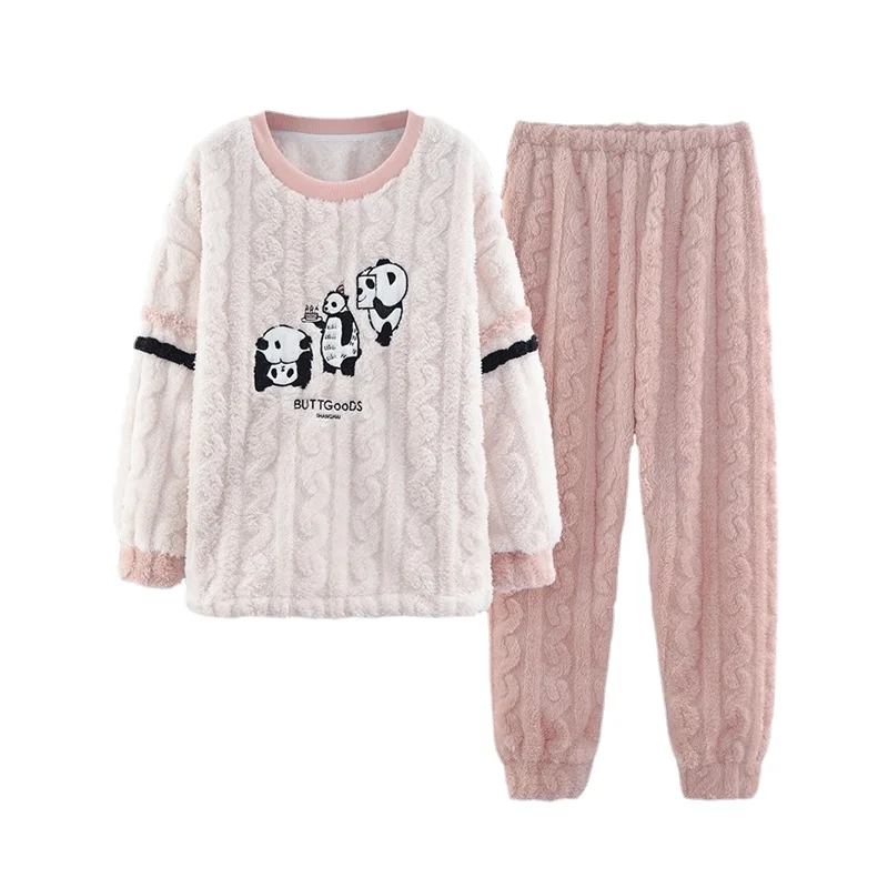 Милый зимний плотный плюшевый пижамный комплект с изображением панды для женщин, милая Женская фланелевая одежда для сна, милая теплая Пижа...
Милый зимний плотный плюшевый пижамный комплект с изображением панды для женщин, милая Женская фланелевая одежда для сна, милая теплая Пижа...