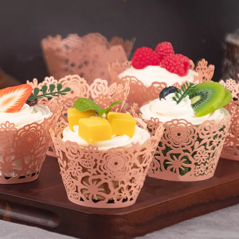 50pcs Laser Cutting Cupcake Packaging Cake Top Children's Birthday Party Supplies Wedding Cupcake Decoration
50pcs Laser Cutting Cupcake Packaging Cake Top Children's Birthday Party Supplies Wedding Cupcake Decoration
