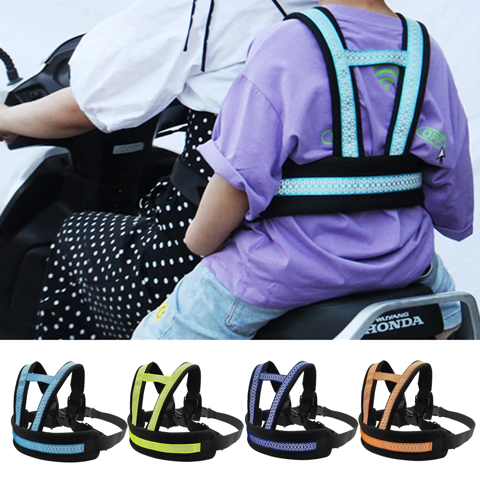 Children's Motorcycle Seat Belt Adjustable Non-slip Breathable Shoulder Strap Motorbike Riding Anti-Drowsiness Safety Belt
Children's Motorcycle Seat Belt Adjustable Non-slip Breathable Shoulder Strap Motorbike Riding Anti-Drowsiness Safety Belt