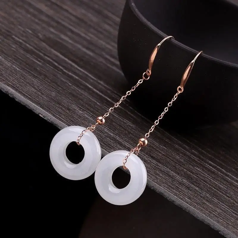 925 Natural Women's Earrings Safety Buckle Long Women's Earrings Eardrops Earrings Earrings Earrings Hook korean style boho
925 Natural Women's Earrings Safety Buckle Long Women's Earrings Eardrops Earrings Earrings Earrings Hook korean style boho