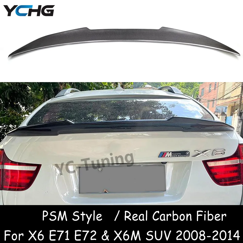 Стильный задний спойлер из углеродного волокна X6 E71 PSM, крыло багажника для BMW X6 E72 и X6M SUV 35i 50i 35d 40d 30d 2008-2014
Стильный задний спойлер из углеродного волокна X6 E71 PSM, крыло багажника для BMW X6 E72 и X6M SUV 35i 50i 35d 40d 30d 2008-2014