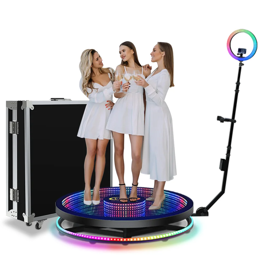 360 Rotating Photo Booth 360 Degrees Photobooth Machine for Party LED Infinite Glass 360 Photo Booth 68cm 80cm 100cm 115cm
360 Rotating Photo Booth 360 Degrees Photobooth Machine for Party LED Infinite Glass 360 Photo Booth 68cm 80cm 100cm 115cm