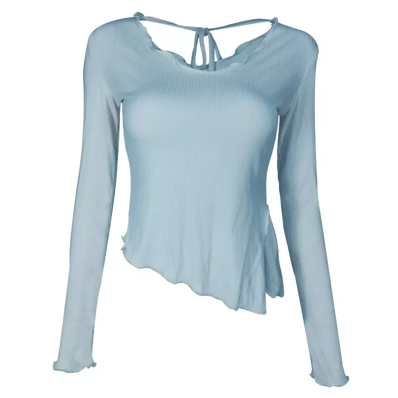 Women's Shirt Sports Wear For Fitness Workout Clothing Long Sleeve Running Woman Outfits Female T-Shirt Crop Top Deportivo M 
Women's Shirt Sports Wear For Fitness Workout Clothing Long Sleeve Running Woman Outfits Female T-Shirt Crop Top Deportivo M