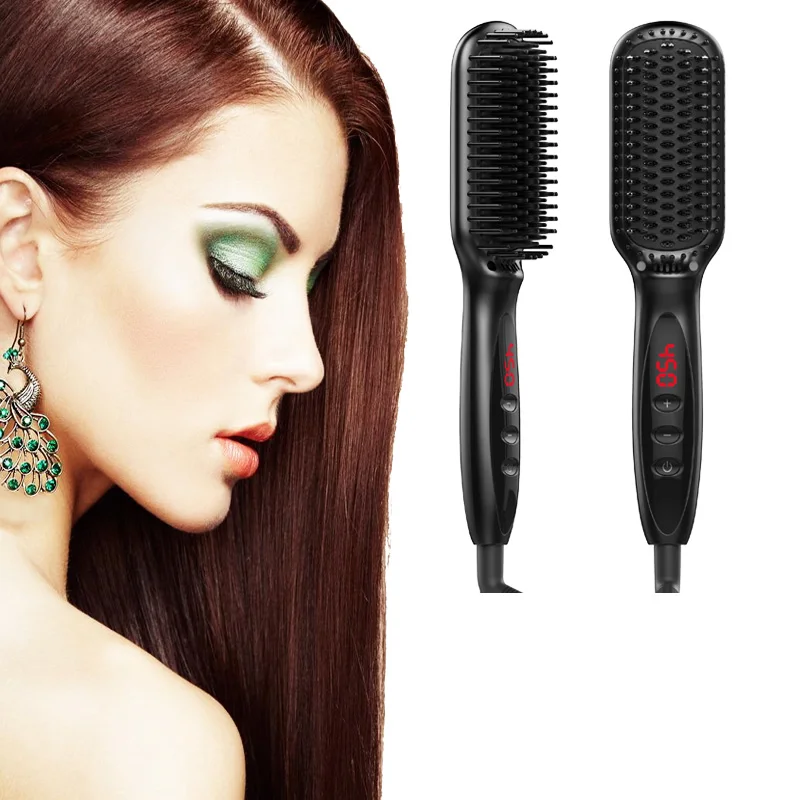 Professional Fast Heating Anti-Scald Auto Shutoff Beard Straightening Comb For Men Hair Styling Straighten Brush For Women
Professional Fast Heating Anti-Scald Auto Shutoff Beard Straightening Comb For Men Hair Styling Straighten Brush For Women