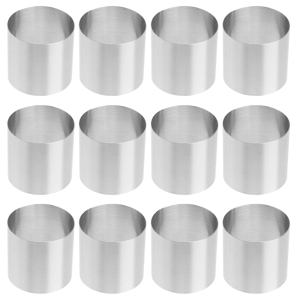 Cake Ring Mold Baking Rings Mousse Round Molds Stainless Steel Metal Cookie Dessert Pastry Mould Biscuit Mini Adjustable Circle
Cake Ring Mold Baking Rings Mousse Round Molds Stainless Steel Metal Cookie Dessert Pastry Mould Biscuit Mini Adjustable Circle
