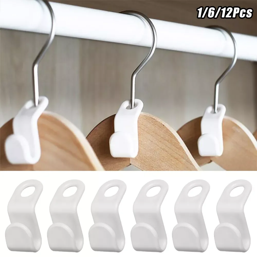 1/6/12Pcs Mini Clothes Hanger Connector Cascading Hook Wardrobe Closet Organizer Rack Holder Saving-space
1/6/12Pcs Mini Clothes Hanger Connector Cascading Hook Wardrobe Closet Organizer Rack Holder Saving-space