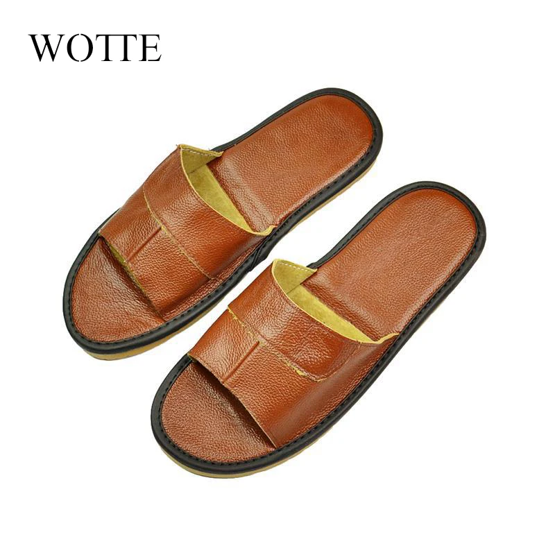 Leather Men Slippers Couple Indoor Non-slip Men Women Home Slippers Fashion Casual Single Shoes PVC Soft Sole Spring Summer Shoe
Leather Men Slippers Couple Indoor Non-slip Men Women Home Slippers Fashion Casual Single Shoes PVC Soft Sole Spring Summer Shoe