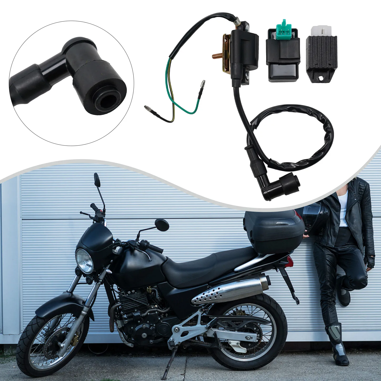 Part Ignition Coil Bike For 110cc 125cc 140cc For Motorcycle Ignition Coil PRO Bike Trail Quad ATV Replacement
Part Ignition Coil Bike For 110cc 125cc 140cc For Motorcycle Ignition Coil PRO Bike Trail Quad ATV Replacement
