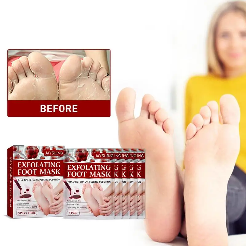Foot PeelingMask 1 Pair/5 Pair Exfoliatings Socks For Soft Baby Feet Make Your Feet Baby Soft & Get A Smooth Skin Removes
Foot PeelingMask 1 Pair/5 Pair Exfoliatings Socks For Soft Baby Feet Make Your Feet Baby Soft & Get A Smooth Skin Removes