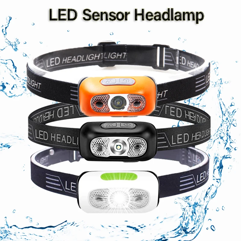 Portable Mini LED Headlamp Motion Sensor Rechargeable Camping Flashlight Head Light Powerful Torch Head Lamp Built-in Battery
Portable Mini LED Headlamp Motion Sensor Rechargeable Camping Flashlight Head Light Powerful Torch Head Lamp Built-in Battery