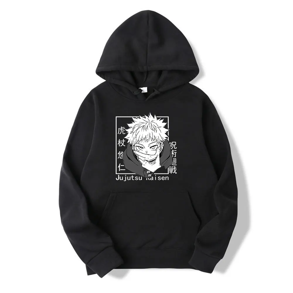 Anime Jujutsu Kaisen Yuji Itadori Gojo Satoru Japanese Manga Print Winter Long Sleeve Loose Casual Man Hoodie Hip Hop Oversized
Anime Jujutsu Kaisen Yuji Itadori Gojo Satoru Japanese Manga Print Winter Long Sleeve Loose Casual Man Hoodie Hip Hop Oversized