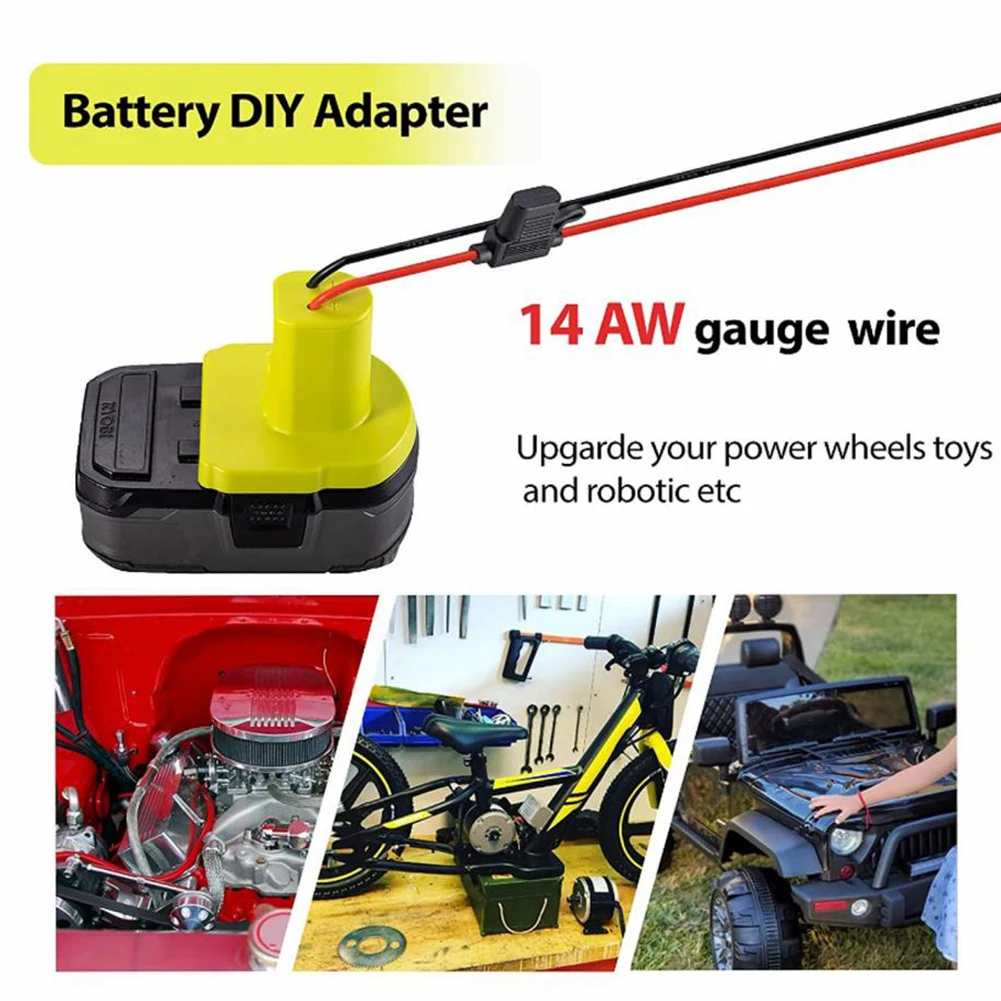 Battery Connector14 AWG Wire Converter For Ryobi One+18V Li-ion Battery Adapter RB18L50 BPL1820 BPL-1820G P102 P103 P104 P105
Battery Connector14 AWG Wire Converter For Ryobi One+18V Li-ion Battery Adapter RB18L50 BPL1820 BPL-1820G P102 P103 P104 P105