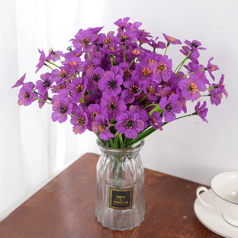 1pcs Lifelike Violet Artificial Flowers for Outdoor Decor UV Resistant Fake Plants Home Garden Wedding Decoration Violets Flower
1pcs Lifelike Violet Artificial Flowers for Outdoor Decor UV Resistant Fake Plants Home Garden Wedding Decoration Violets Flower