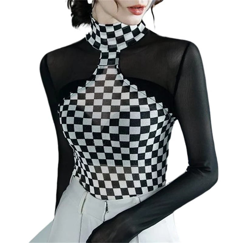 3XL Women Spring Autumn Blouses Shirts Lady Fashion Casual Long Sleeve O-Neck Collar Lattice Black White Blusas Tops TT0785
3XL Women Spring Autumn Blouses Shirts Lady Fashion Casual Long Sleeve O-Neck Collar Lattice Black White Blusas Tops TT0785